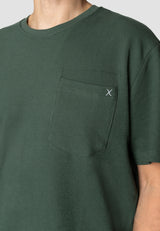 Clean Cut Copenhagen Calton cotton t-shirt T-shirts S/S Mørkegrøn