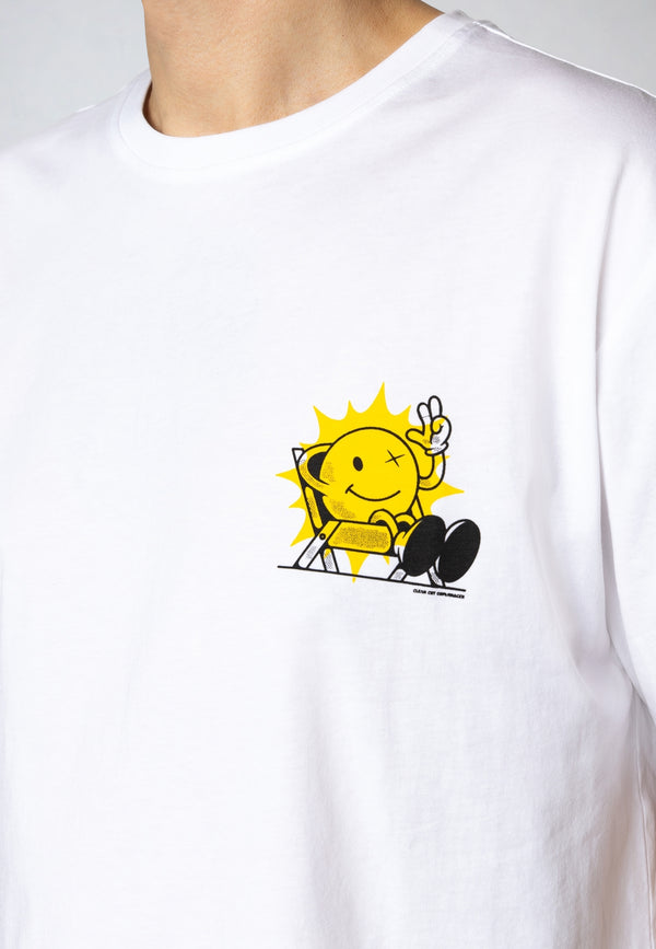 Clean Cut Copenhagen Chillin' cotton t-shirt T-shirts S/S Hvid