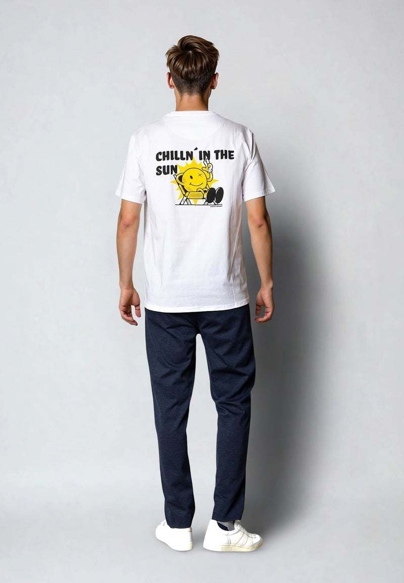 Clean Cut Copenhagen Chillin' cotton t-shirt T-shirts S/S Hvid