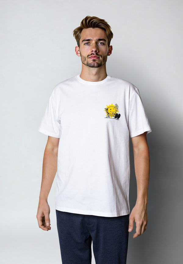 Clean Cut Copenhagen Chillin' cotton t-shirt T-shirts S/S Hvid