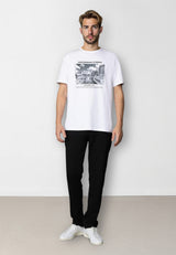 Clean Cut Copenhagen Christianshavn canal organic cotton t-shirt T-shirts S/S Hvid