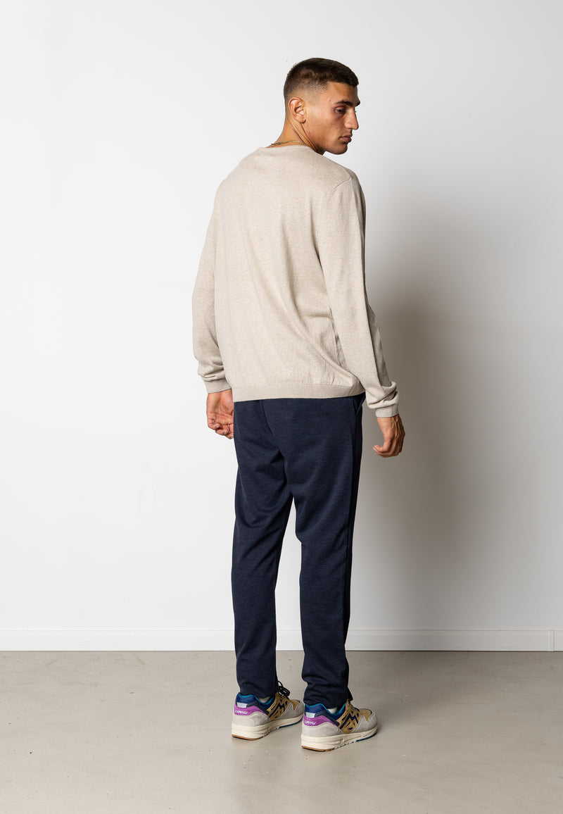 Clean Cut Copenhagen CLAUDE KNITTED JUMPER Strik Ecru Melange