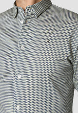 Clean Cut Copenhagen Clean formal AOP shirt Skjorte L/S Hvid