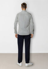 Clean Cut Copenhagen Clean formal AOP shirt Skjorte L/S Hvid