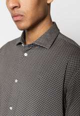 Clean Cut Copenhagen Clean formal AOP stretch shirt Skjorte L/S Col 8