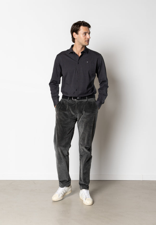 Clean Cut Copenhagen Clean formal AOP stretch shirt Skjorte L/S Col 9