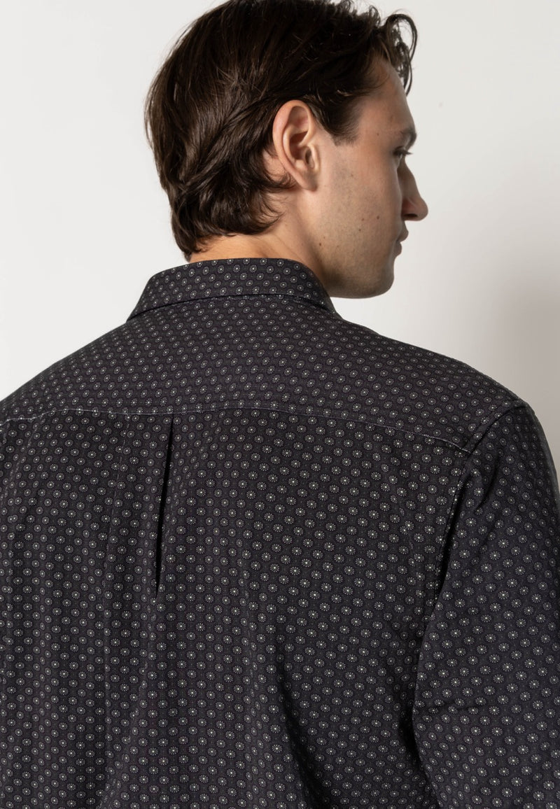 Clean Cut Copenhagen Clean formal AOP stretch shirt Skjorte L/S Col 9