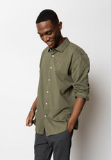Clean Cut Copenhagen CLEAN FORMAL STRETCH SHIRT Skjorte L/S Army