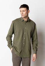 Clean Cut Copenhagen CLEAN FORMAL STRETCH SHIRT Skjorte L/S Army
