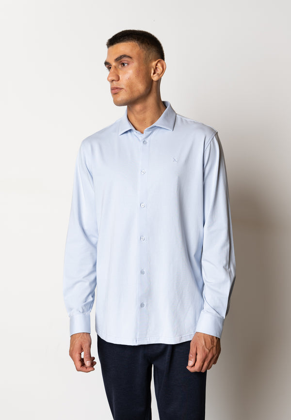 Clean Cut Copenhagen CLEAN FORMAL STRETCH SHIRT Skjorte L/S Lyseblå