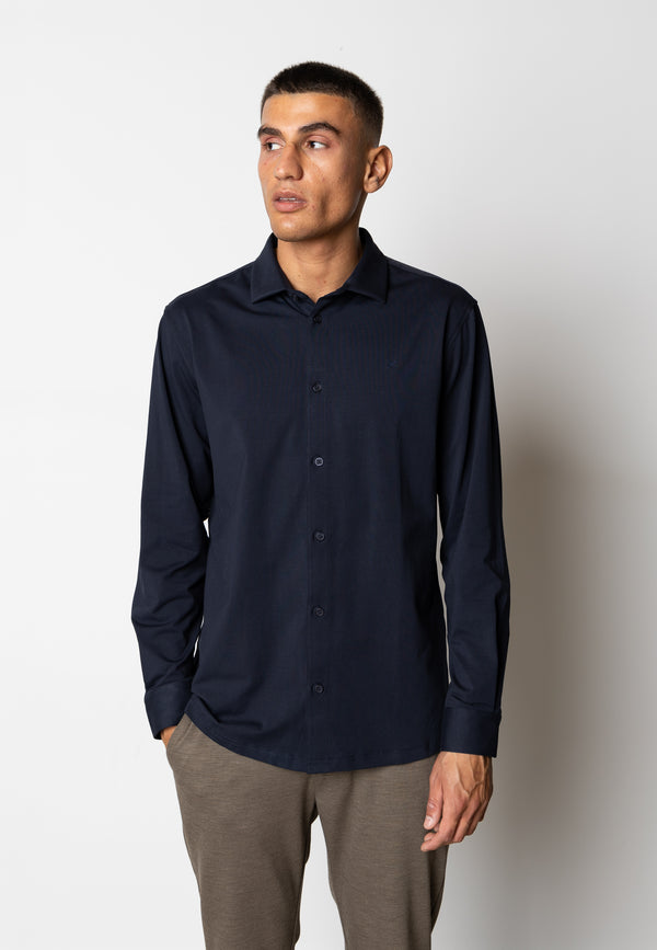 Clean Cut Copenhagen CLEAN FORMAL STRETCH SHIRT Skjorte L/S Navy