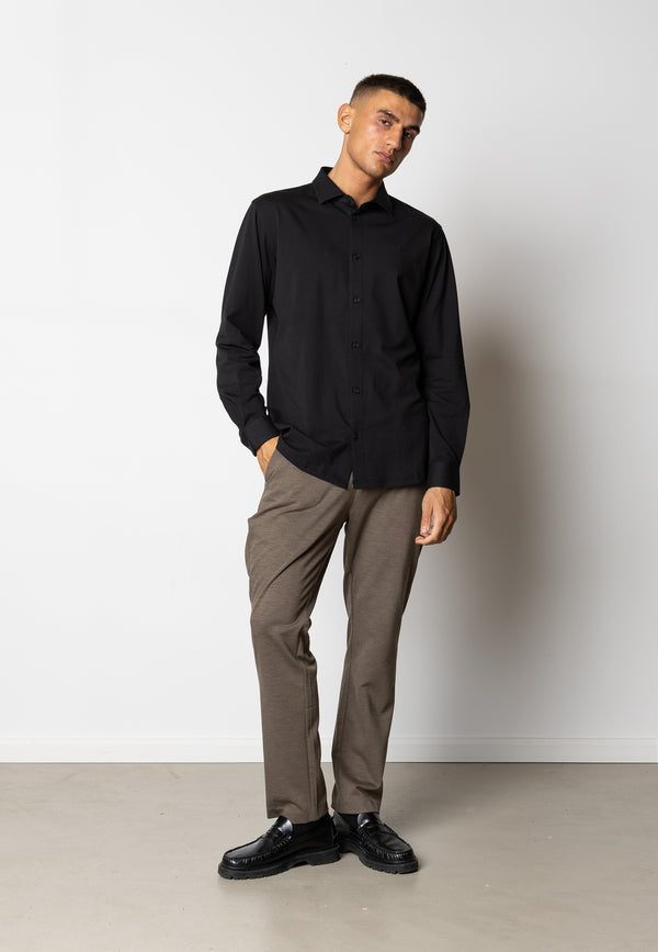 Clean Cut Copenhagen CLEAN FORMAL STRETCH SHIRT Skjorte L/S Sort