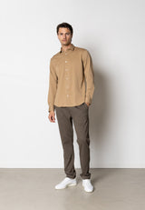 Clean Cut Copenhagen CLEAN FORMAL STRETCH SHIRT Skjorte L/S Varm Sand
