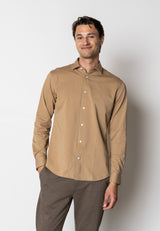 Clean Cut Copenhagen CLEAN FORMAL STRETCH SHIRT Skjorte L/S Varm Sand