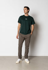 Clean Cut Copenhagen Cohen logo cotton t-shirt T-shirts S/S Deep Green