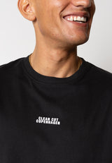 Clean Cut Copenhagen Cohen logo cotton t-shirt T-shirts S/S Sort