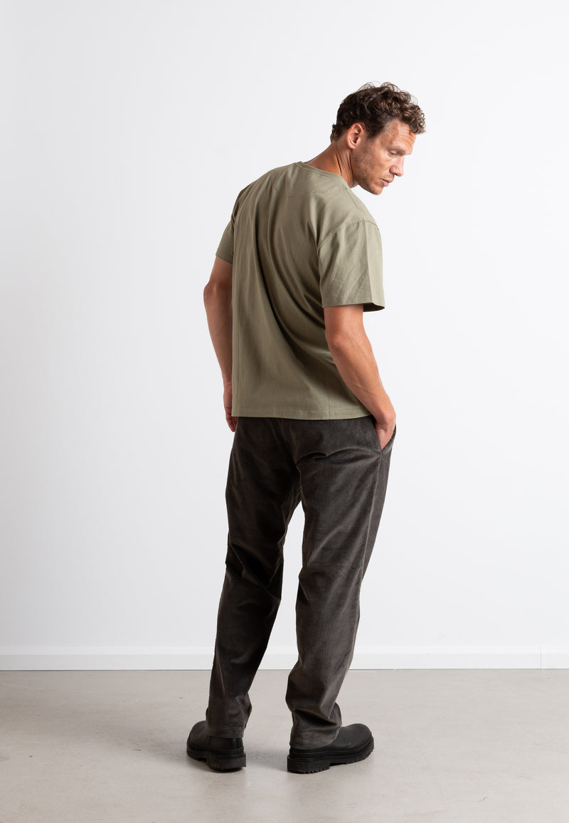 Clean Cut Copenhagen Cohen logo cotton t-shirt T-shirts S/S Støvet Grøn