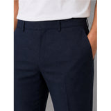 Clean Cut Copenhagen Copenhagen Sigurd structured pants Bukser Navy