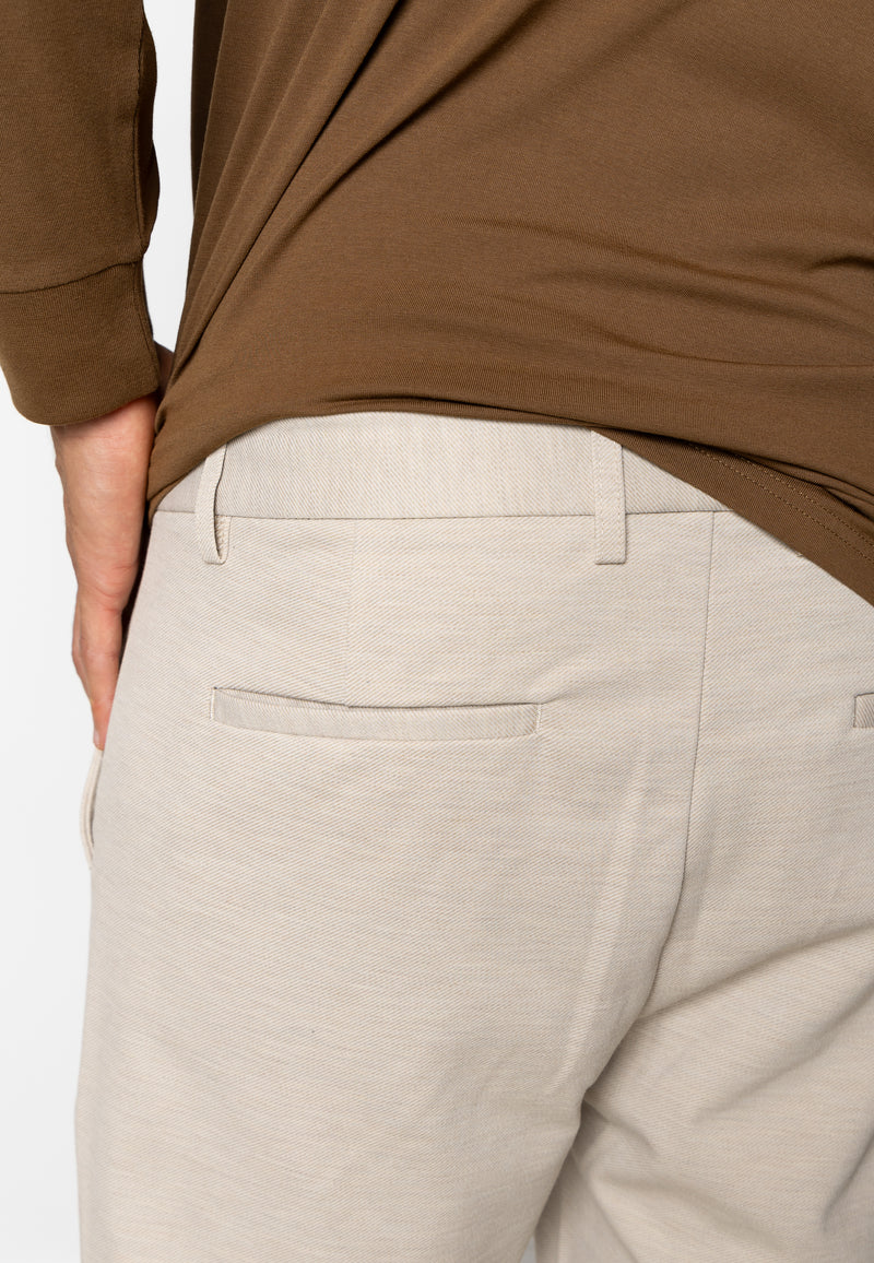 Clean Cut Copenhagen COPENHAGEN JERSEY PANTS Bukser Ecru