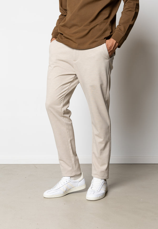 Clean Cut Copenhagen COPENHAGEN JERSEY PANTS Bukser Ecru