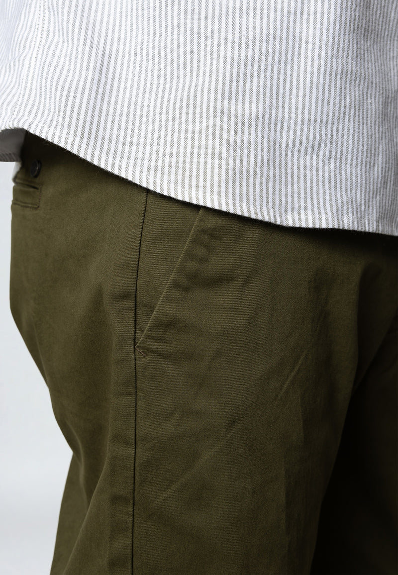 Clean Cut Copenhagen COPENHAGEN REGULAR TWILL CHINO Bukser Army
