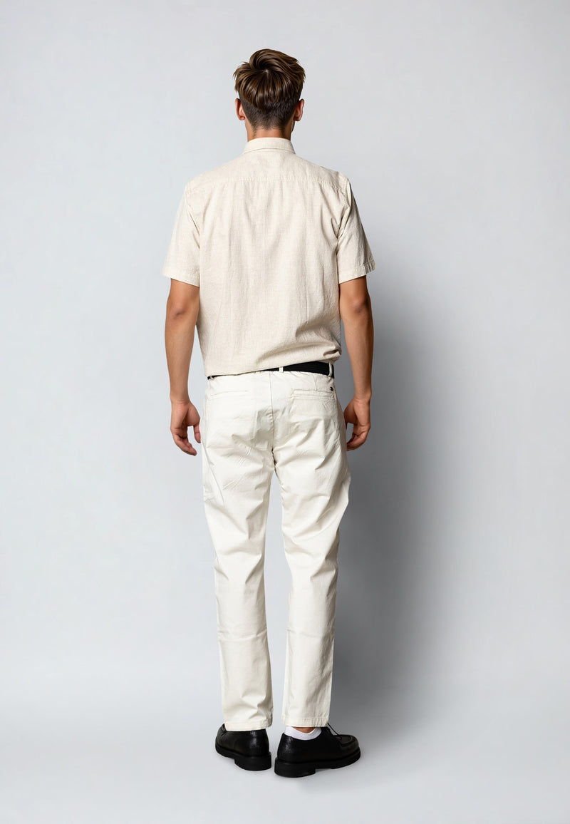 Clean Cut Copenhagen COPENHAGEN REGULAR TWILL CHINO Bukser Ecru