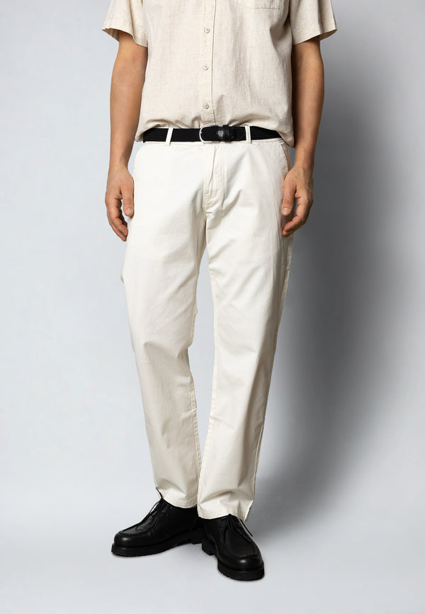 Clean Cut Copenhagen COPENHAGEN REGULAR TWILL CHINO Bukser Ecru