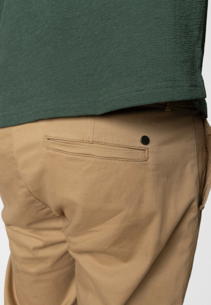 Clean Cut Copenhagen COPENHAGEN REGULAR TWILL CHINO Bukser Khaki
