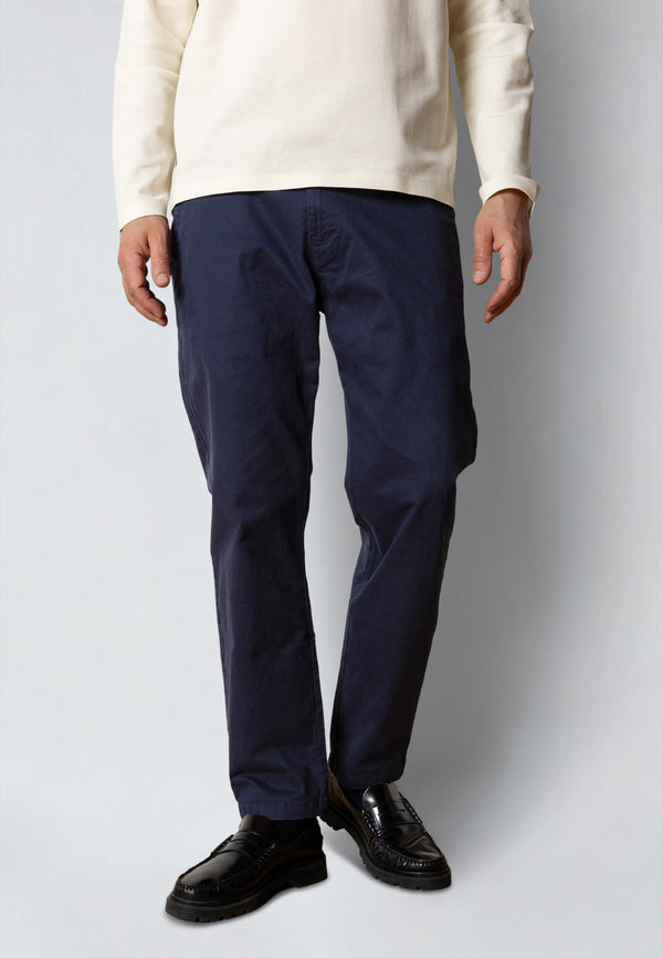Clean Cut Copenhagen COPENHAGEN REGULAR TWILL CHINO Bukser Navy