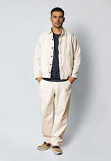 Fat Moose DERECK CANVAS OVERSHIRT Overshirts Ecru
