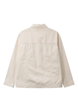 Fat Moose DERECK CANVAS OVERSHIRT Overshirts Ecru