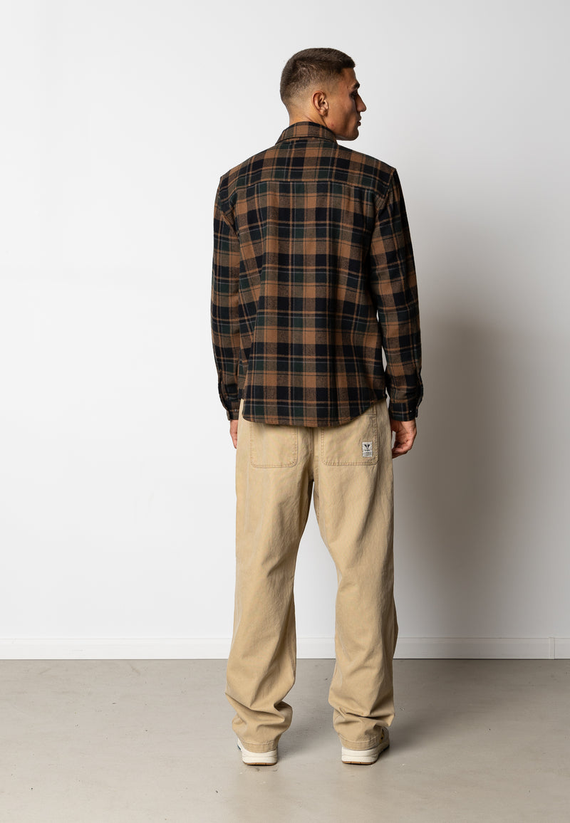 Fat Moose DERECK CANVAS PANT Bukser Dark Khaki