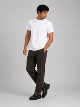 Fat Moose DERECK CANVAS PANTS Bukser Dark Brown