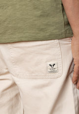 Fat Moose DERECK CANVAS PANTS Bukser Ecru