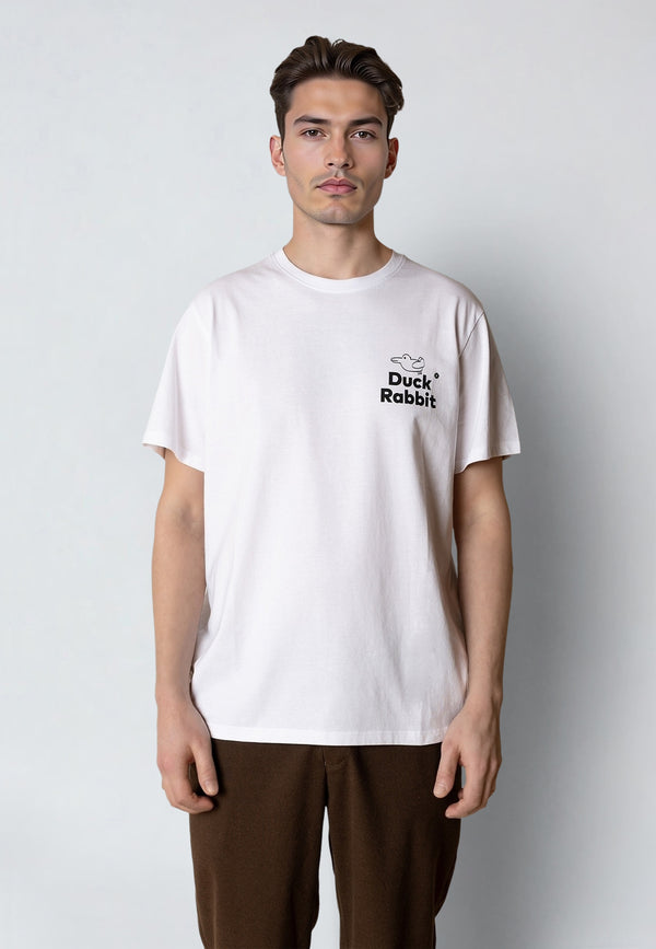 Clean Cut Copenhagen DUCK/RABBIT T-SHIRT T-shirts S/S Hvid