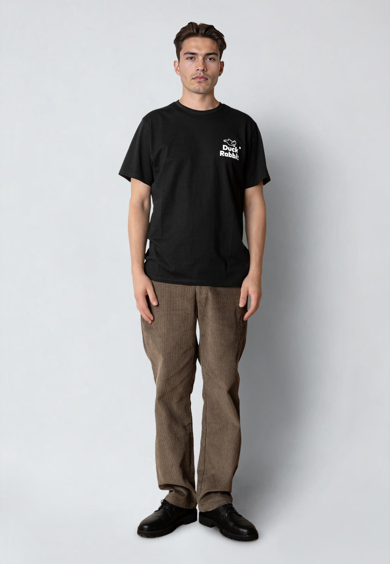 Clean Cut Copenhagen DUCK/RABBIT T-SHIRT T-shirts S/S Sort