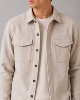 Clean Cut Copenhagen Ditlev overshirt Overshirts Ecru