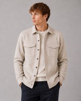 Clean Cut Copenhagen Ditlev overshirt Overshirts Ecru