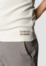 Clean Cut Copenhagen Duke tank top T-shirts S/S Ecru