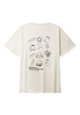 Clean Cut Copenhagen EMBRACE ORGANIC T-SHIRT T-shirts S/S Ecru