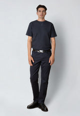 Clean Cut Copenhagen ENZO 'GRANDAD' T-SHIRT T-shirts S/S Mørk Navy