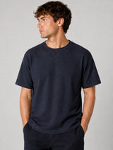Clean Cut Copenhagen ENZO 'GRANDAD' T-SHIRT T-shirts S/S Mørk Navy