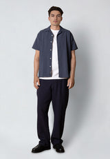 Clean Cut Copenhagen ERICO S/S SHIRT Skjorte S/S Navy