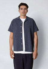 Clean Cut Copenhagen ERICO S/S SHIRT Skjorte S/S Navy
