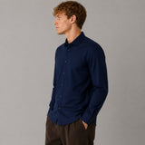 Clean Cut Copenhagen Emil stretch shirt Skjorte L/S Navy