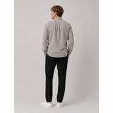 Clean Cut Copenhagen Eske AOP flannel shirt Skjorte L/S Ecru/Brown