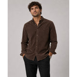 Clean Cut Copenhagen Eske Corduroy Shirt Skjorte L/S Dark Brown