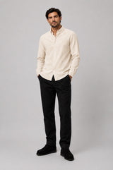 Clean Cut Copenhagen Eske Corduroy Shirt Skjorte L/S Ecru