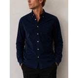 Clean Cut Copenhagen Eske Corduroy Shirt Skjorte L/S Mørk Navy