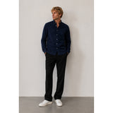 Clean Cut Copenhagen Eske Corduroy Shirt Skjorte L/S Mørk Navy